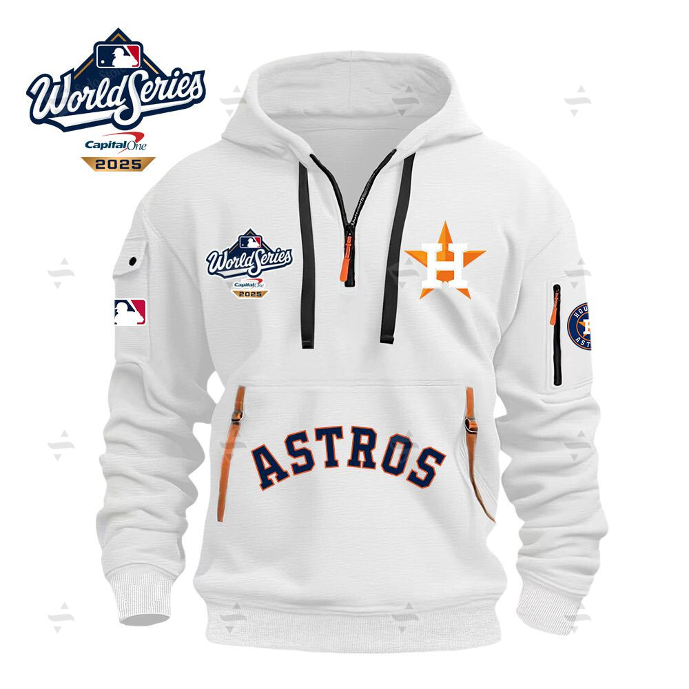 Buildercar - MLB - Houston Astros - Hoodie Half Zipper