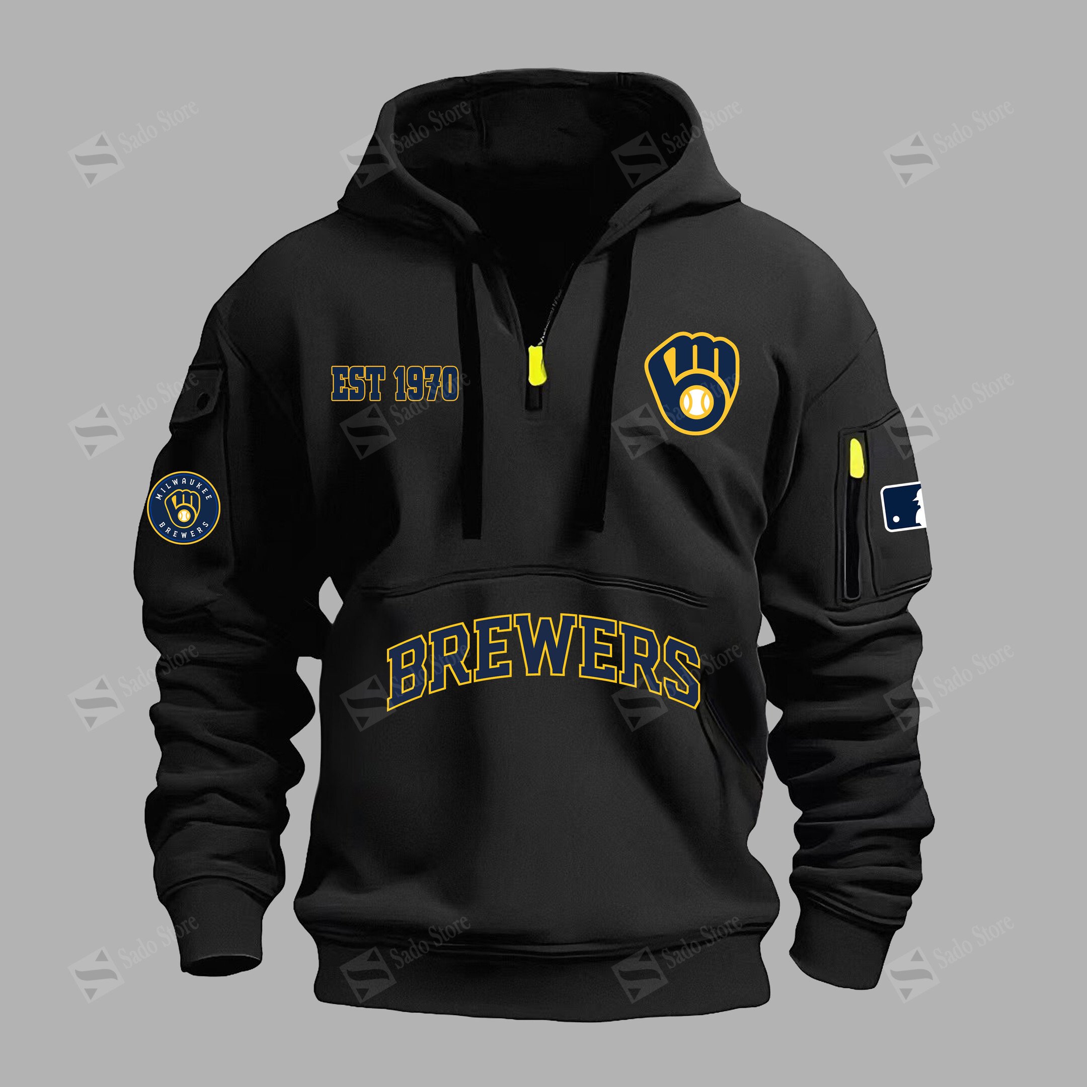 Buildercar - MLB - Milwaukee Brewers - Zip Hoodie