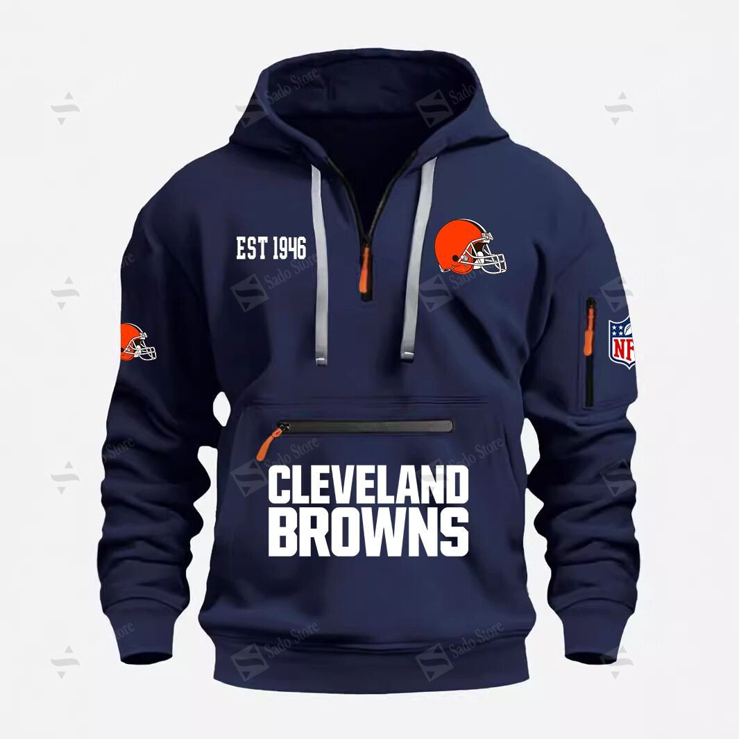 Buildercar - NFL - Cleveland Cavaliers - Half Zip Hoodies