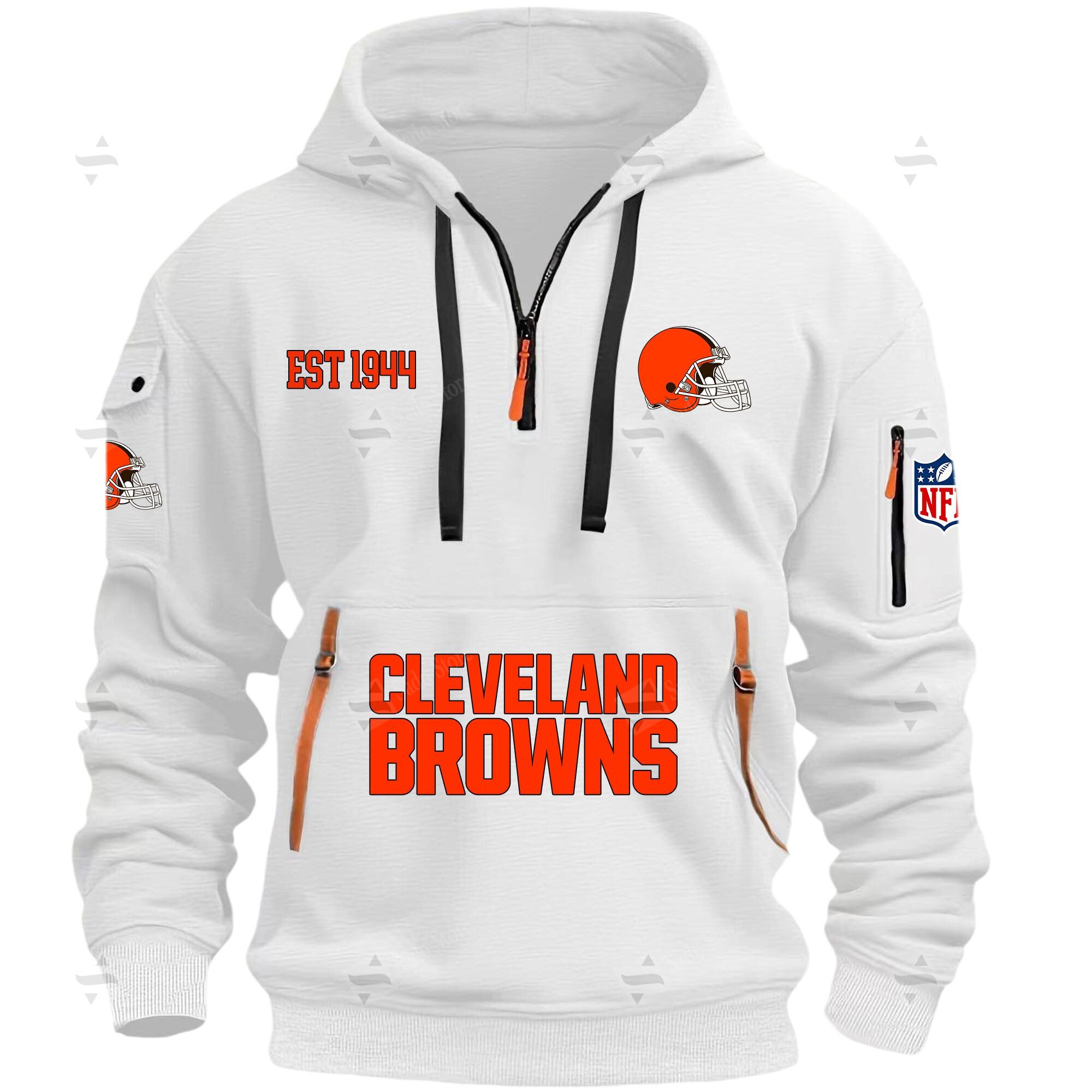 Buildercar - NFL - Cleveland Cavaliers - Hoodie Half Zipper