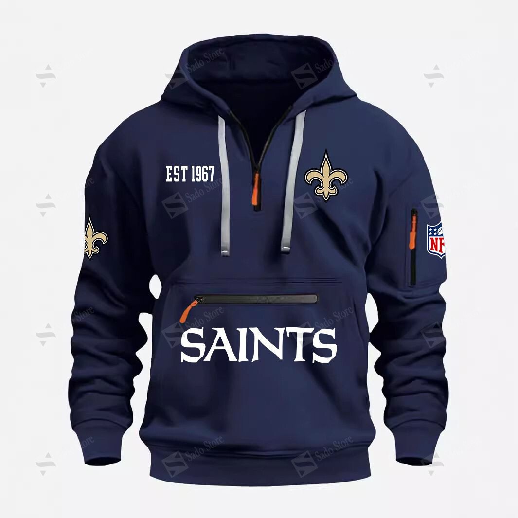 Buildercar - NFL - Orlando Guardians - Half Zip Hoodies