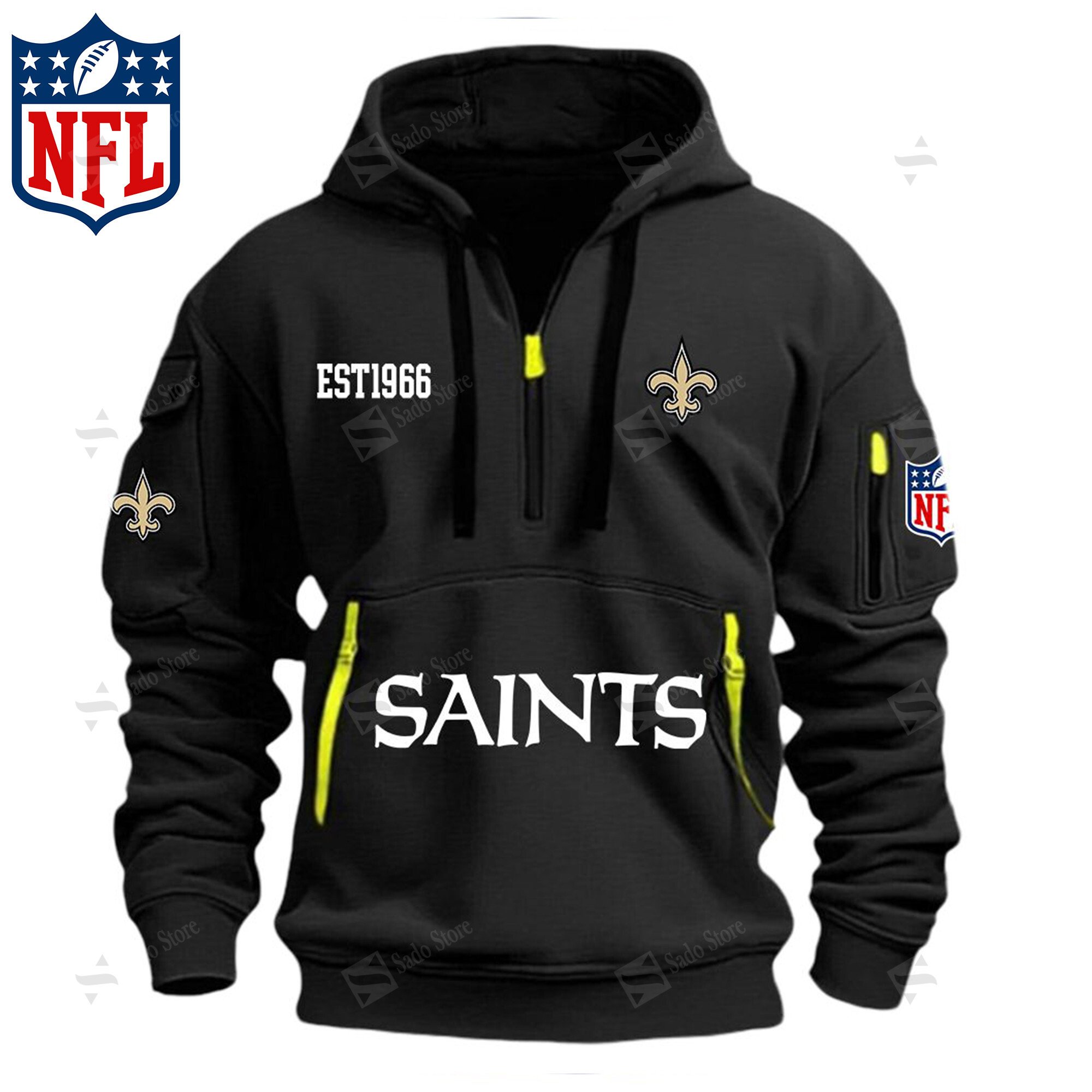 Buildercar - NFL - Orlando Guardians - Hoodie Half Zipper