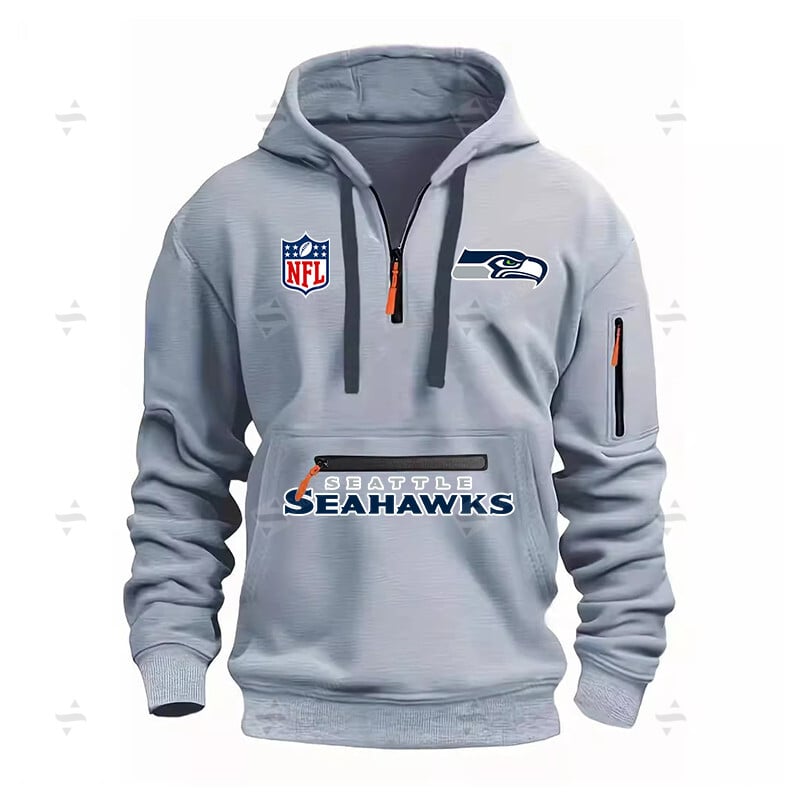 Buildercar - NFL - Seattle Mariners - Half Zip Hoodies