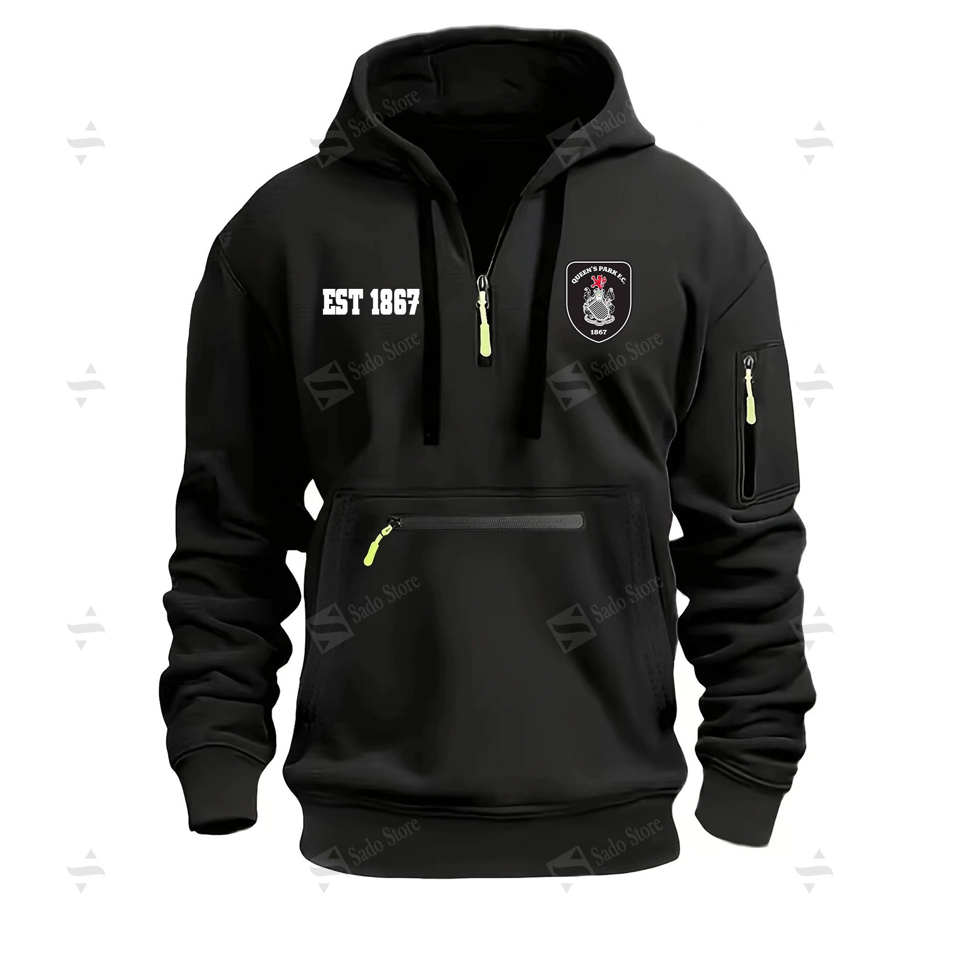 Buildercar - Queen'S Park F.C - Half-Zip Hoodies