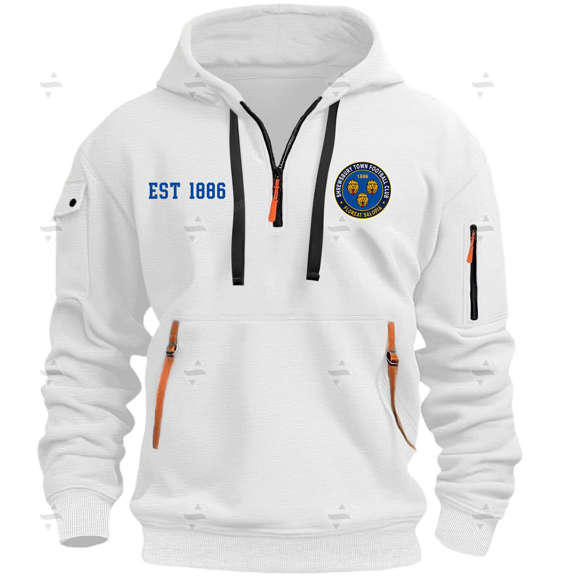 Buildercar - Shrewsbury Town - Hoodie Half Zipper