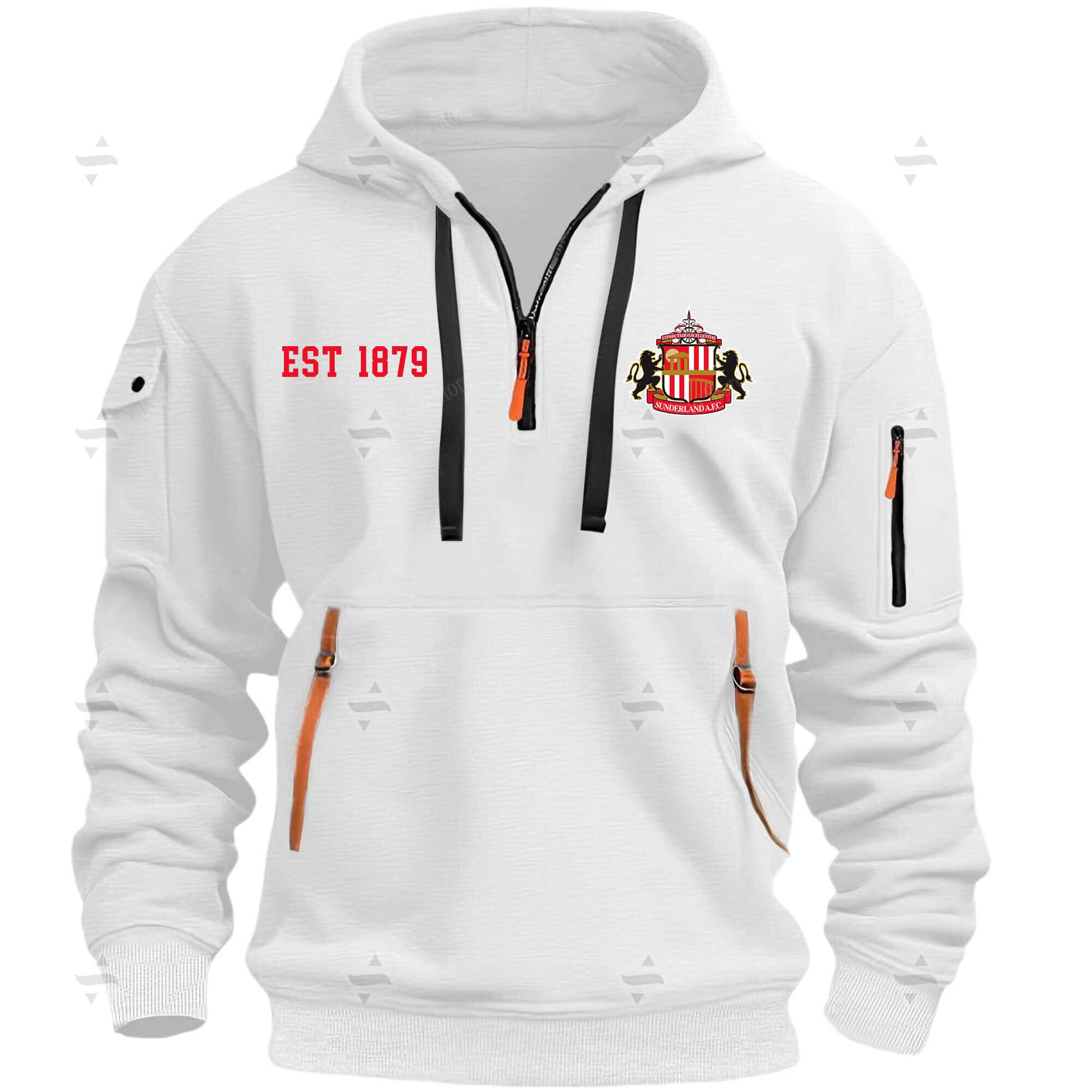 Buildercar - Sunderland A.F.C - Hoodie Half Zipper