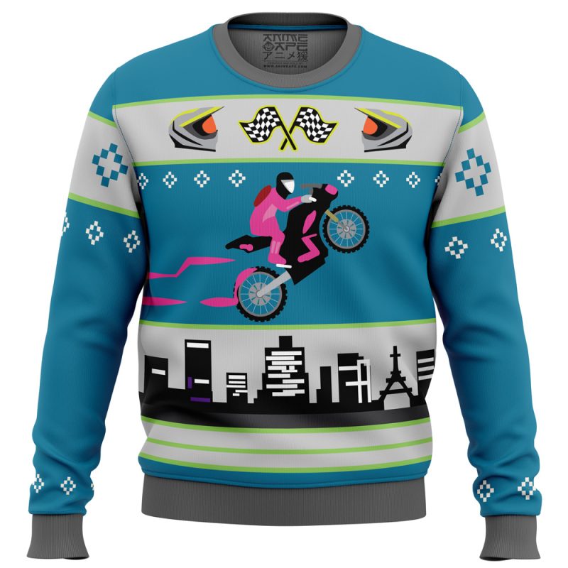 Buildercar - Yui Kimura Wintery Rush Dead by Daylight Ugly Christmas Sweater 