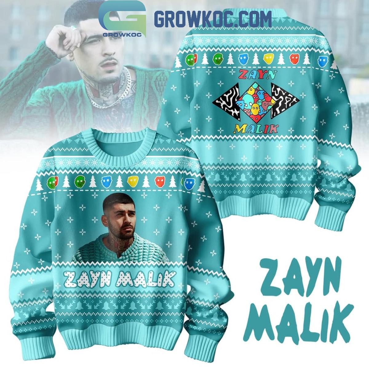 Buildercar - Zayn Malik Merry Christmas And Happy New Year 2025 Ugly Sweater Ugly Sweatshirt Christmas Halloween