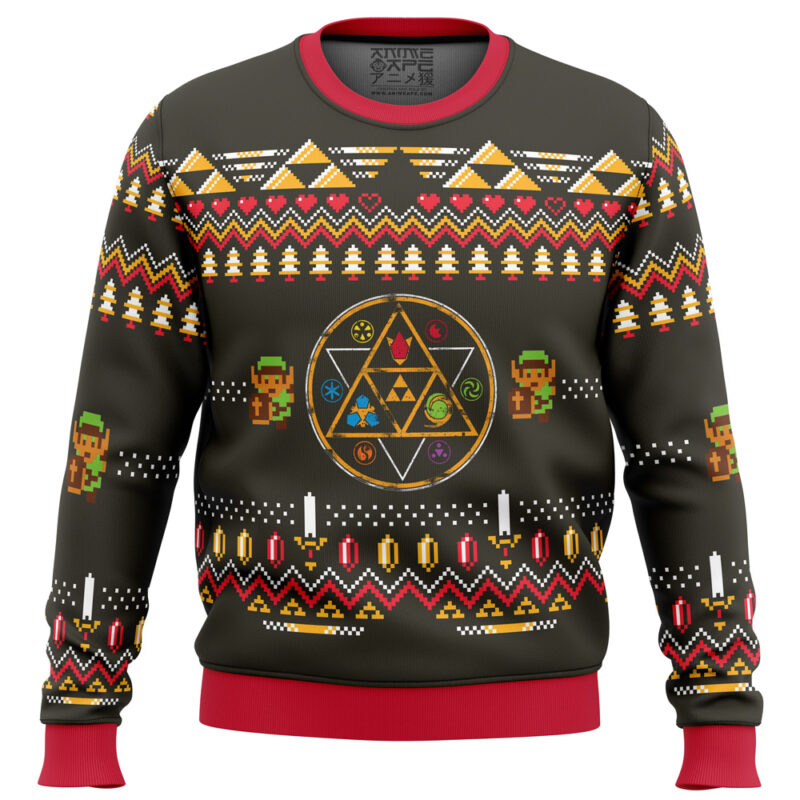 Buildercar - Zelda Rubies Ugly Christmas Sweater 