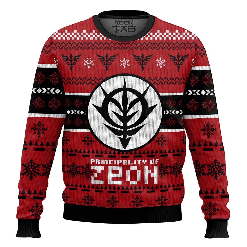 Buildercar - Zeon The Gundam Ugly Sweater Ugly Sweatshirt Christmas Halloween For Men And Women