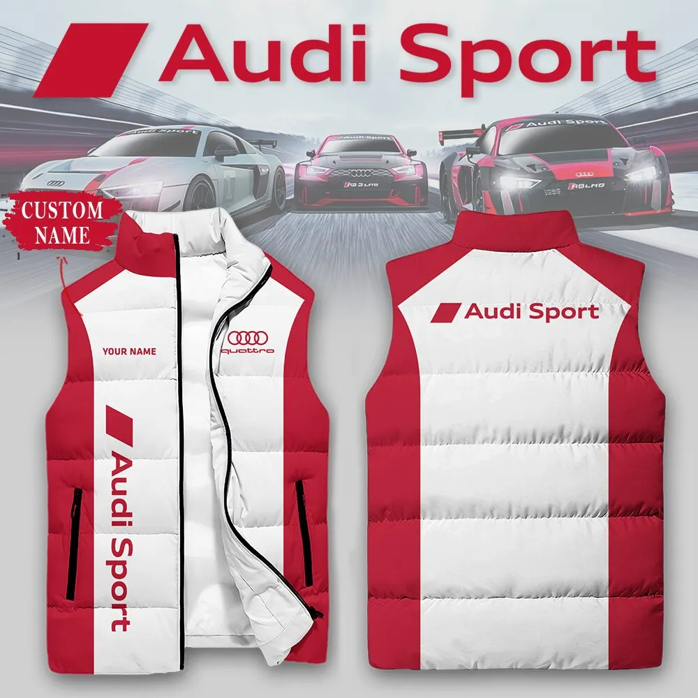 Customized AUDI Sleeveless Down Jacket - hm27104645
