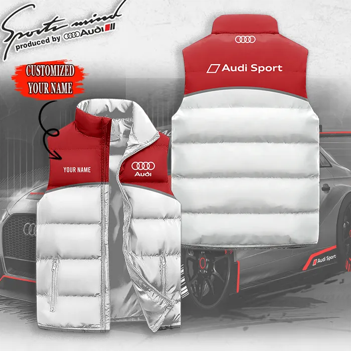 Customized AUDI Sleeveless Down Jacket - hm27104663