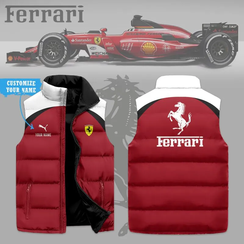 Customized FERRARI Sleeveless Down Jacket - hm27104676