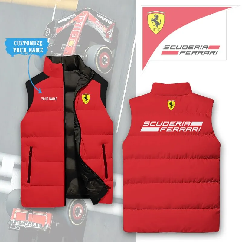 Customized FERRARI Sleeveless Down Jacket - hm27104681