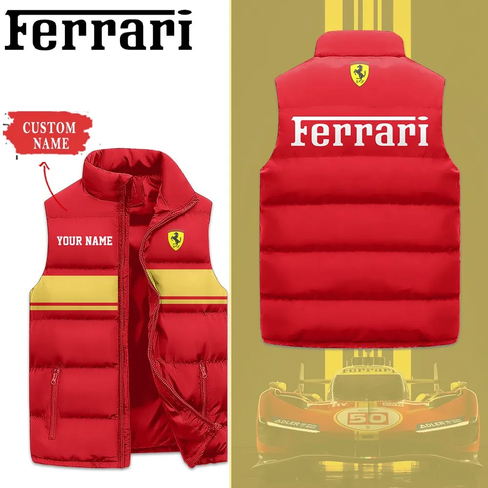 Customized FERRARI Sleeveless Down Jacket - hm27104682