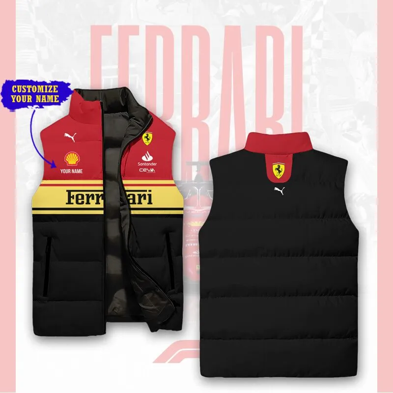 Customized FERRARI Sleeveless Down Jacket - hm27104684