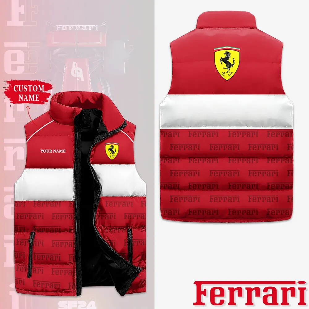 Customized FERRARI Sleeveless Down Jacket - hm27104686