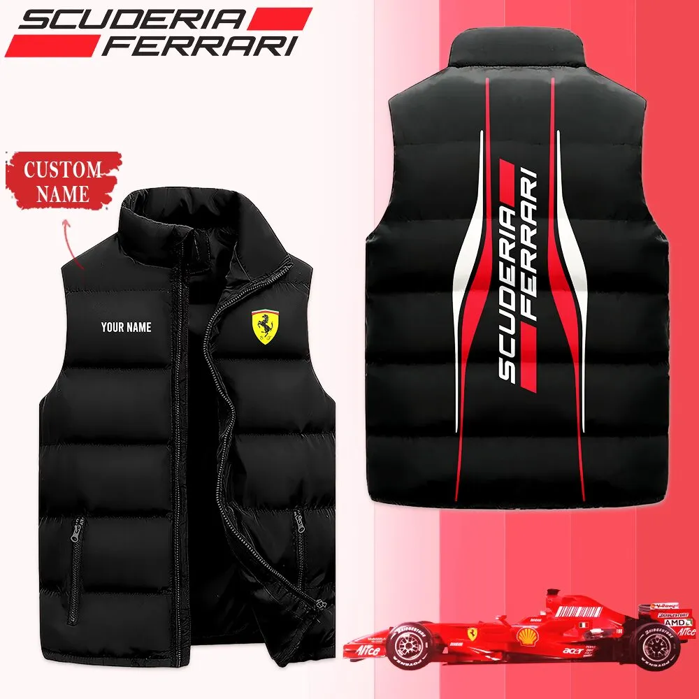 Customized FERRARI Sleeveless Down Jacket - hm27104688