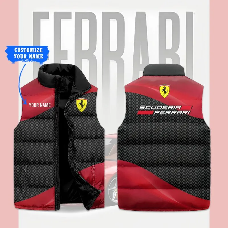 Customized FERRARI Sleeveless Down Jacket - hm27104689