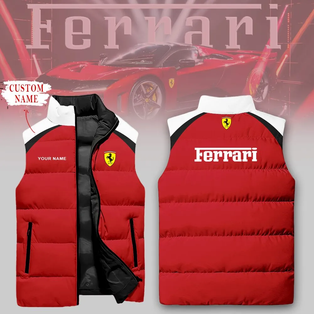 Customized FERRARI Sleeveless Down Jacket - hm27104690