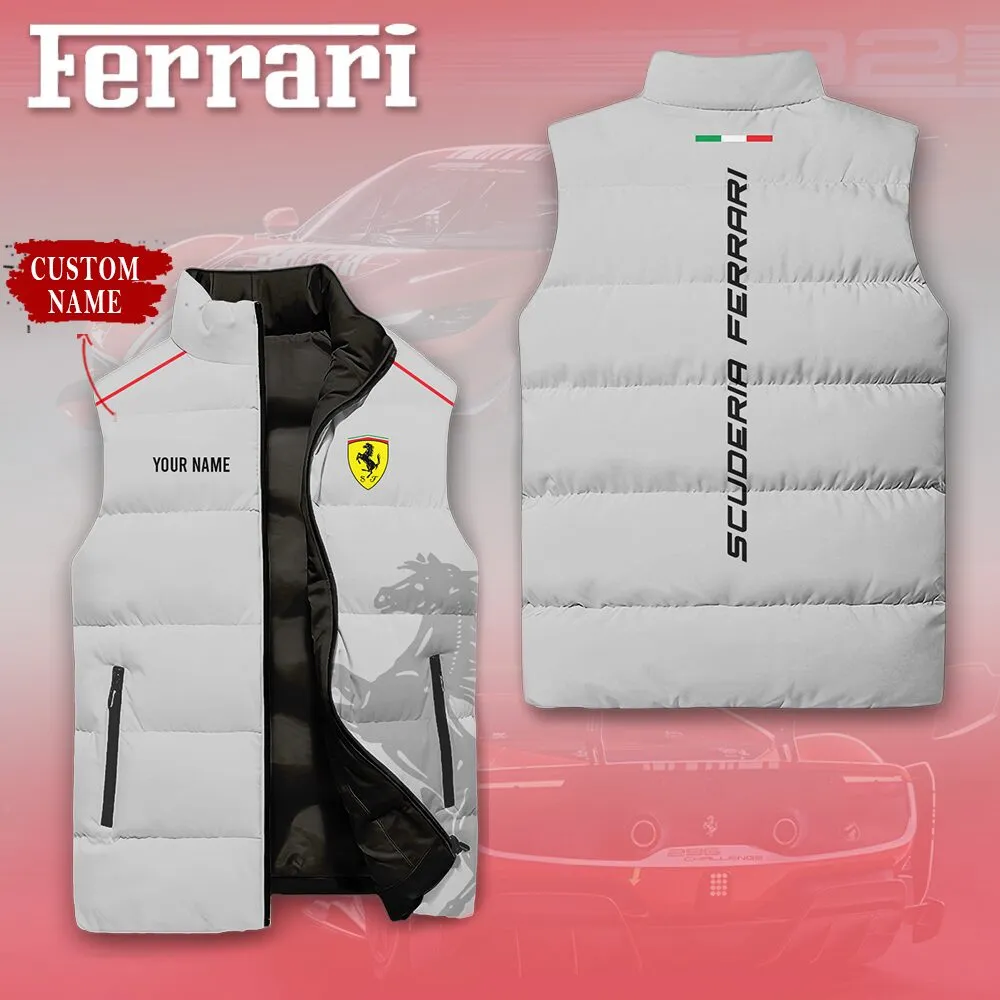 Customized FERRARI Sleeveless Down Jacket - hm27104693