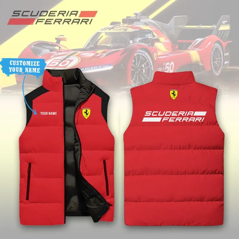 Customized FERRARI Sleeveless Down Jacket - hm27104696