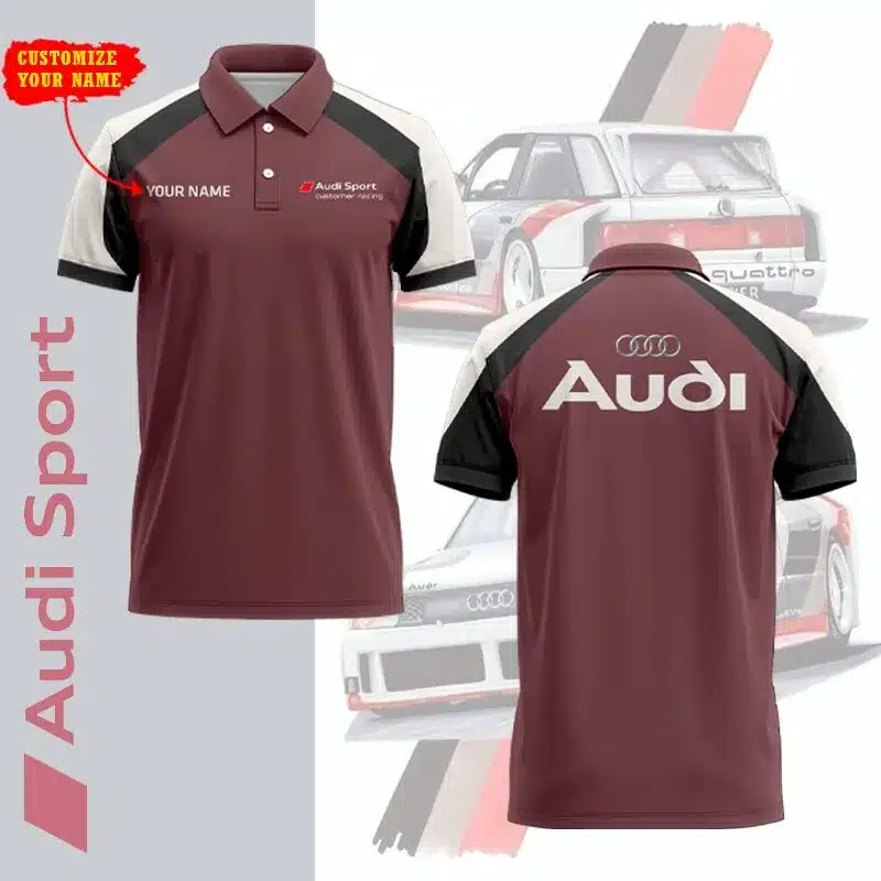 Customized Men's Polo Shirt AUDI - hm27102672