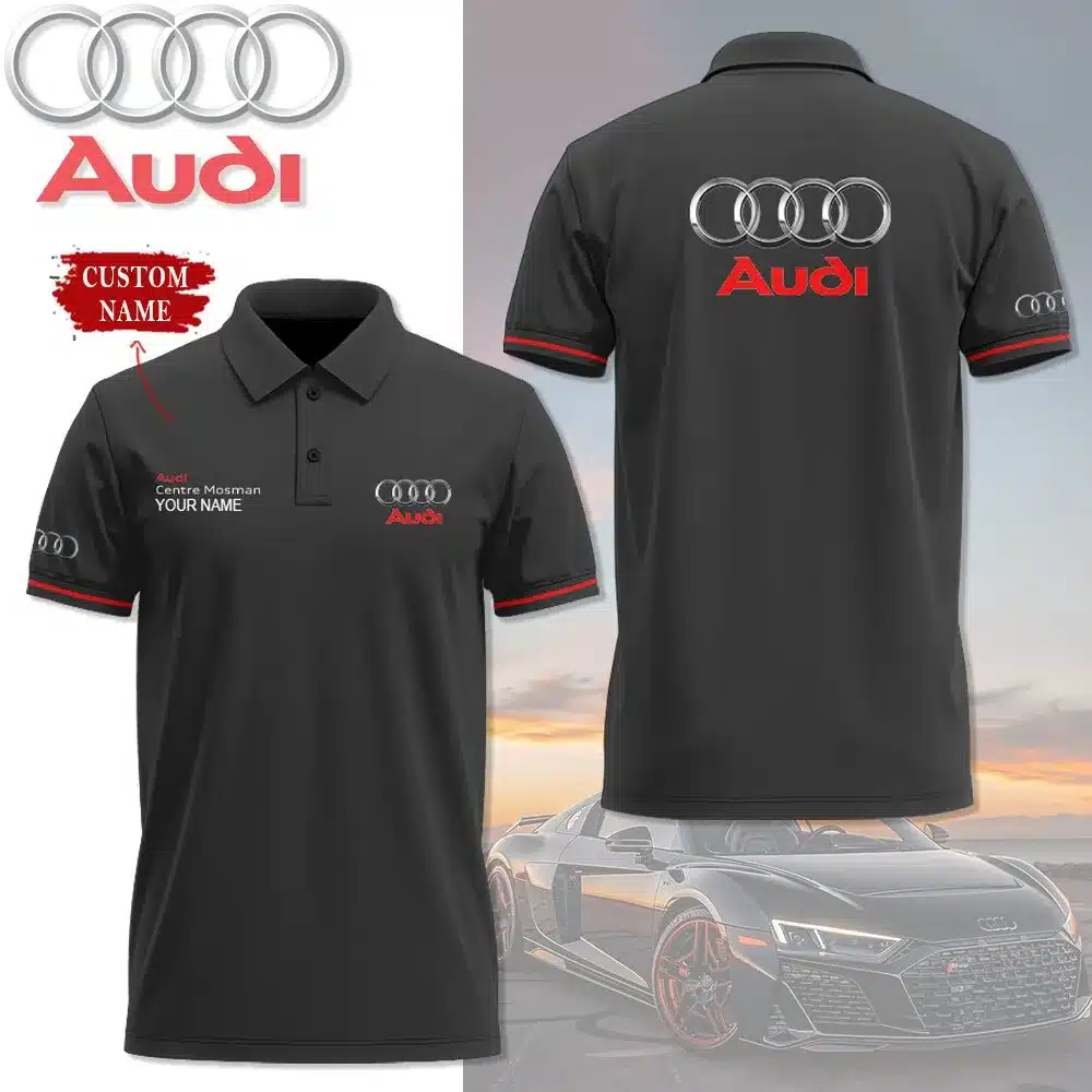 Customized Men's Polo Shirt AUDI - hm27102868