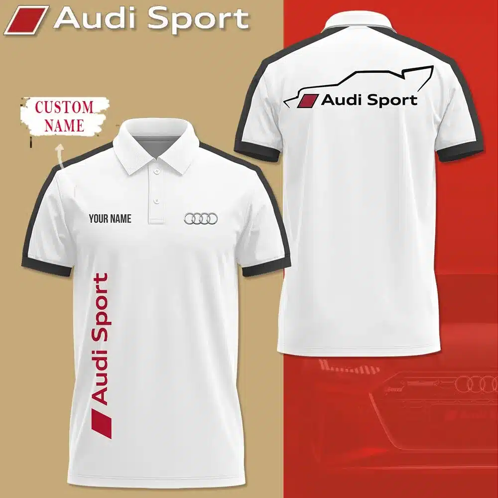 Customized Men's Polo Shirt AUDI - hm27102869