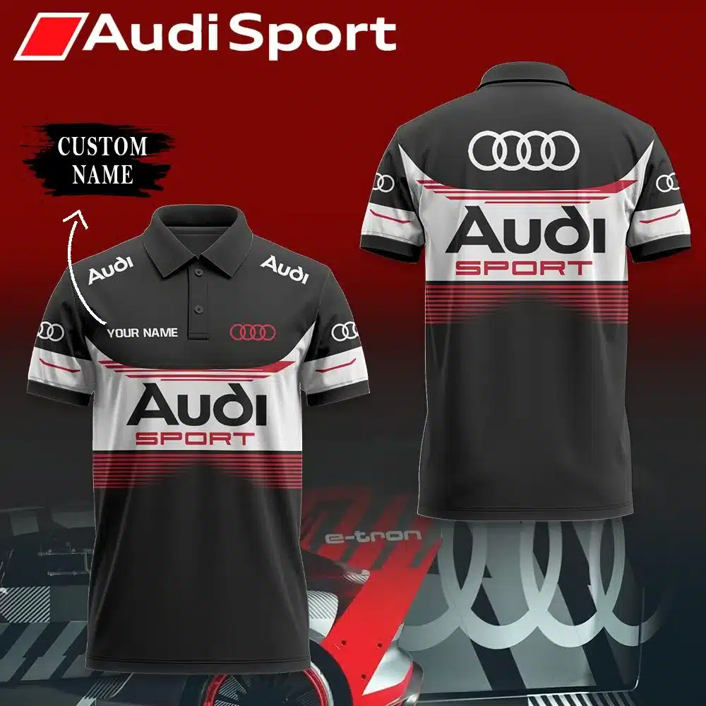 Customized Men's Polo Shirt AUDI - hm27103105