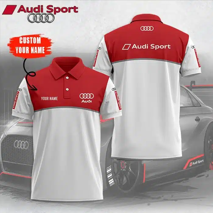 Customized Men's Polo Shirt AUDI - hm27103106