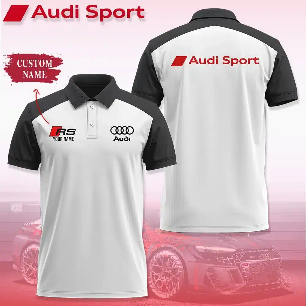 Customized Men's Polo Shirt AUDI - hm27103107