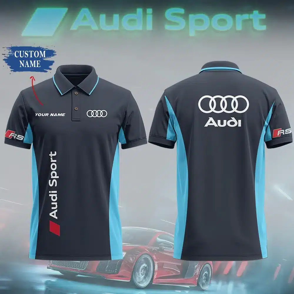Customized Men's Polo Shirt AUDI - hm27103110