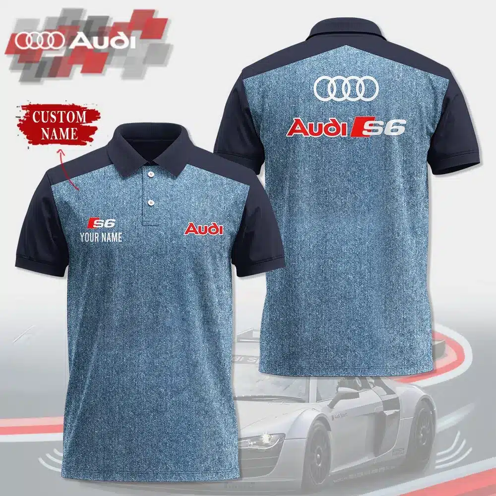 Customized Men's Polo Shirt AUDI - hm27103111