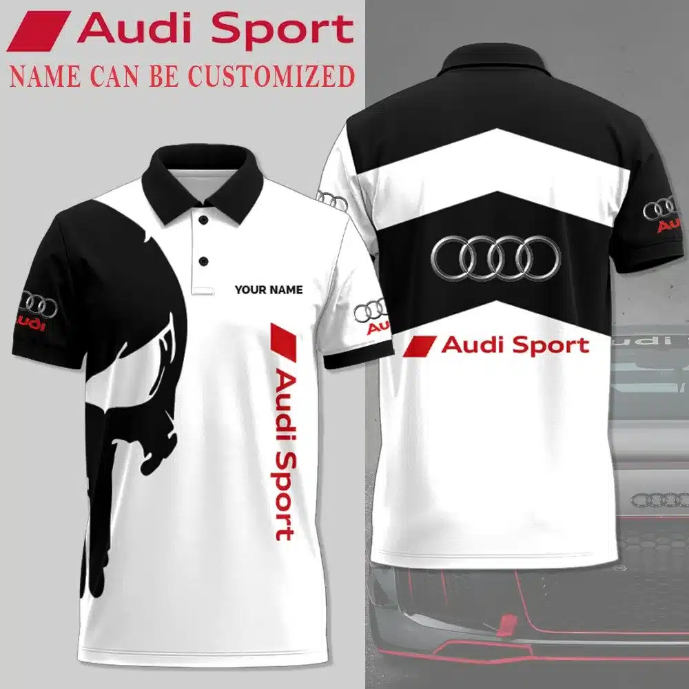 Customized Men's Polo Shirt AUDI - hm27103113