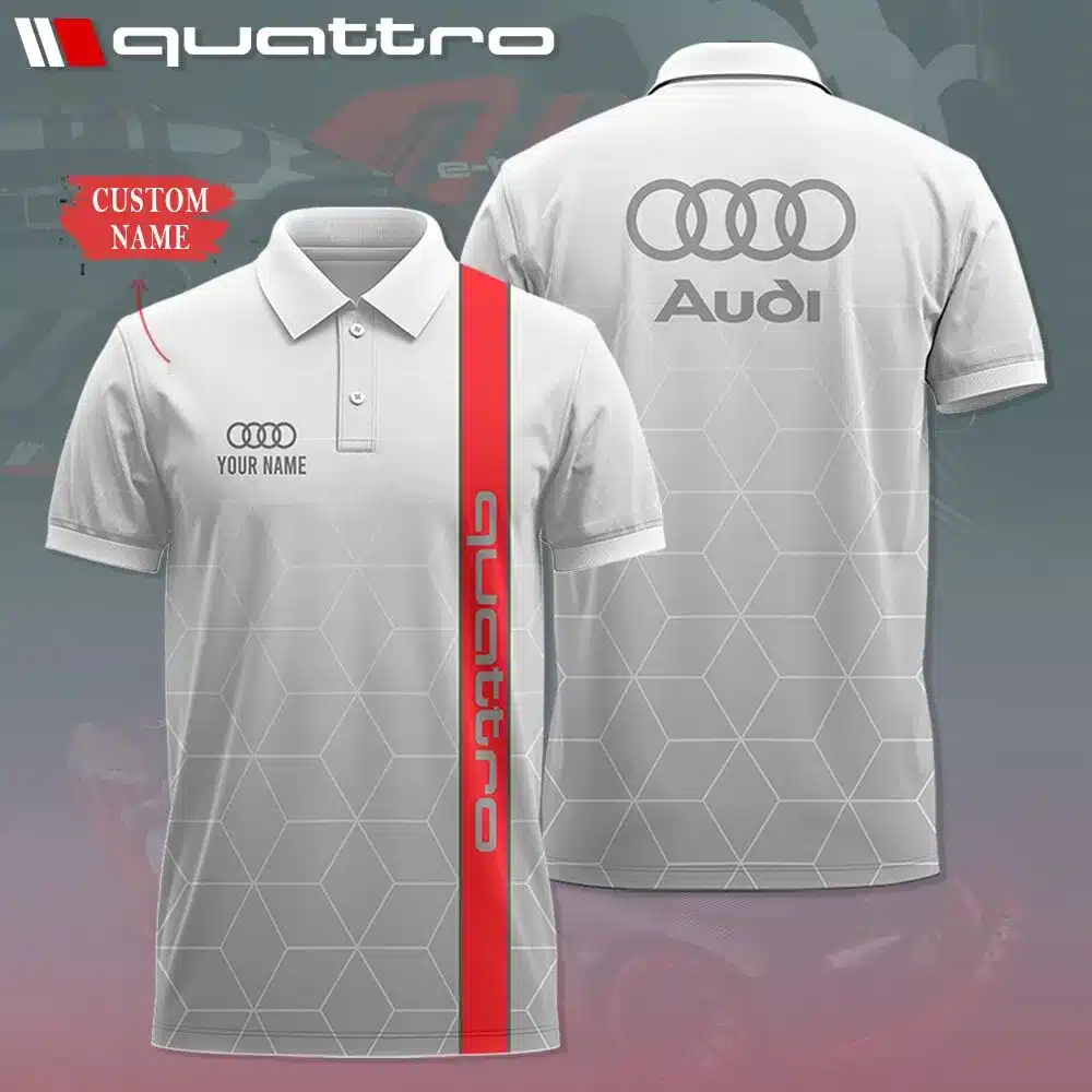 Customized Men's Polo Shirt AUDI - hm27103114