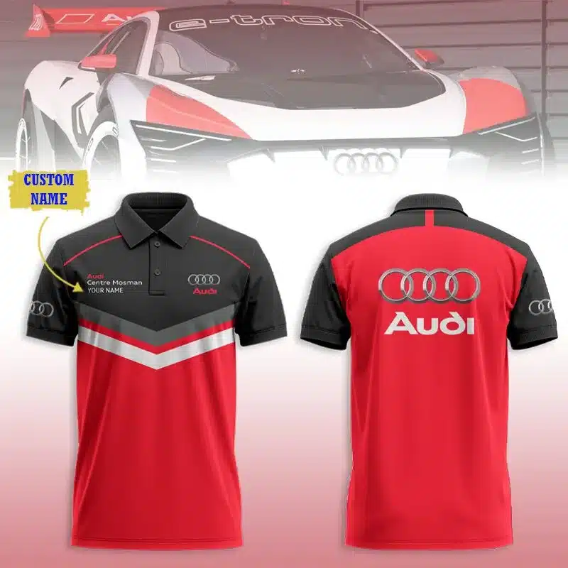 Customized Men's Polo Shirt AUDI - hm27103118