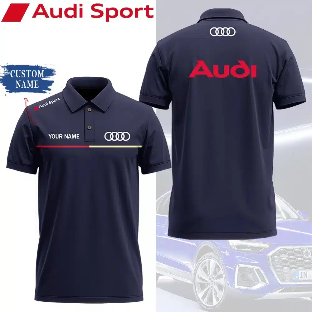 Customized Men's Polo Shirt AUDI - hm27103119