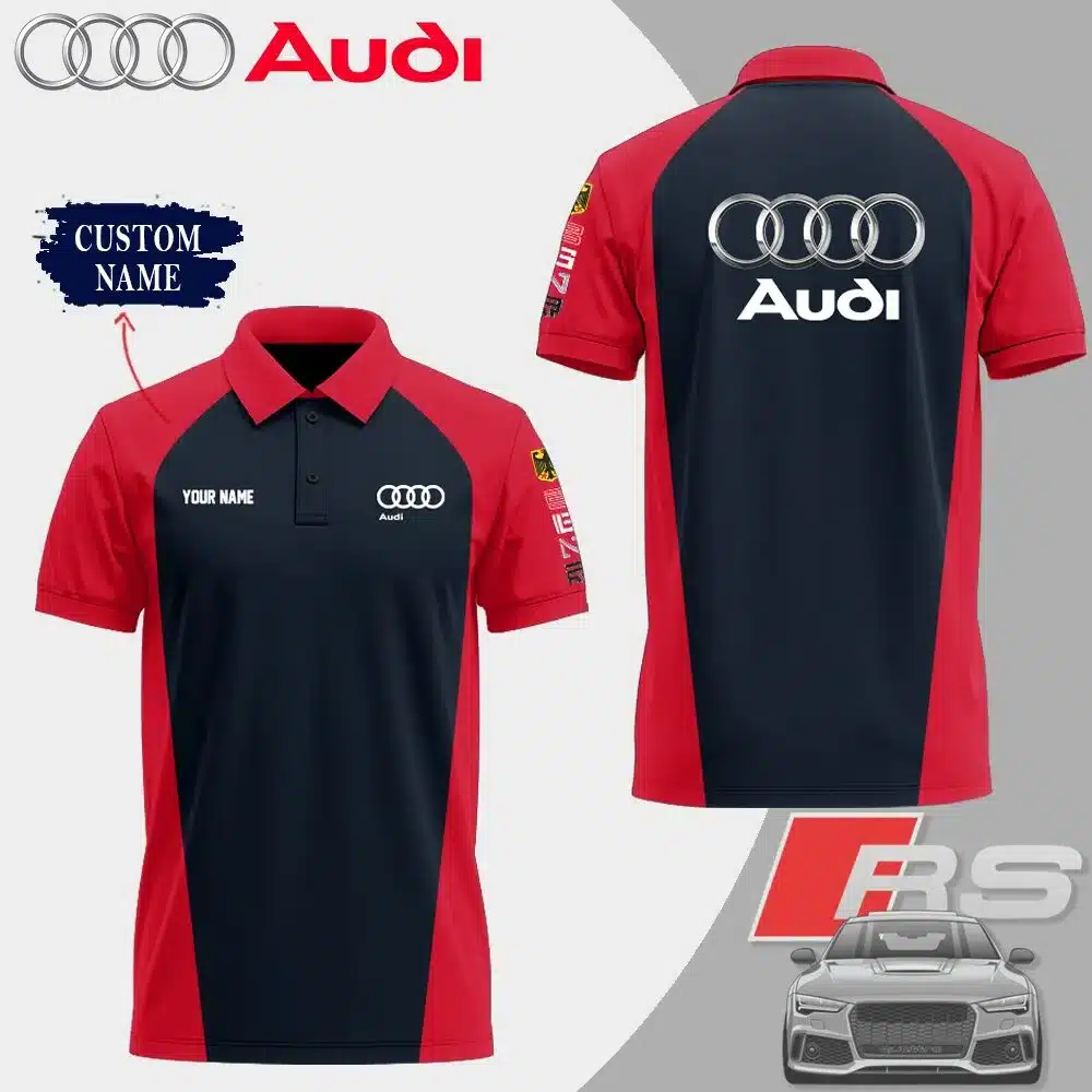 Customized Men's Polo Shirt AUDI - hm27103123
