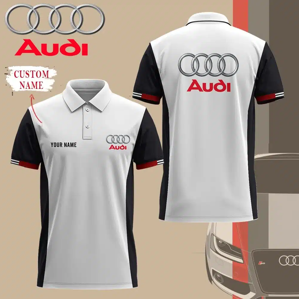 Customized Men's Polo Shirt AUDI - hm27103126
