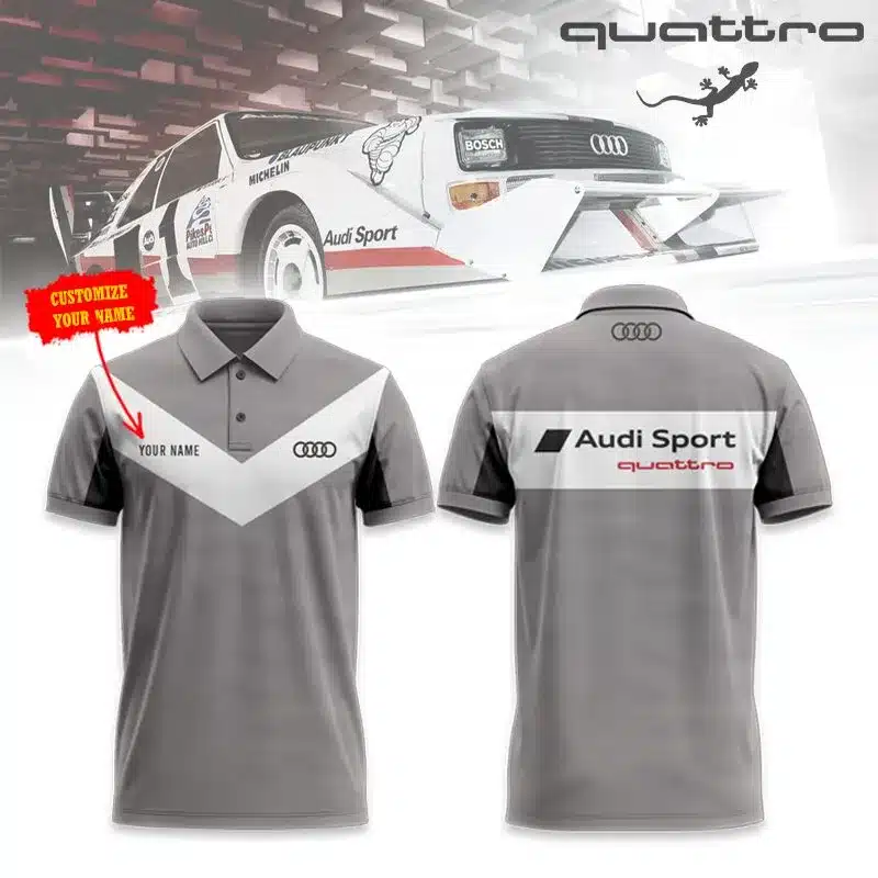 Customized Men's Polo Shirt AUDI - hm27103127