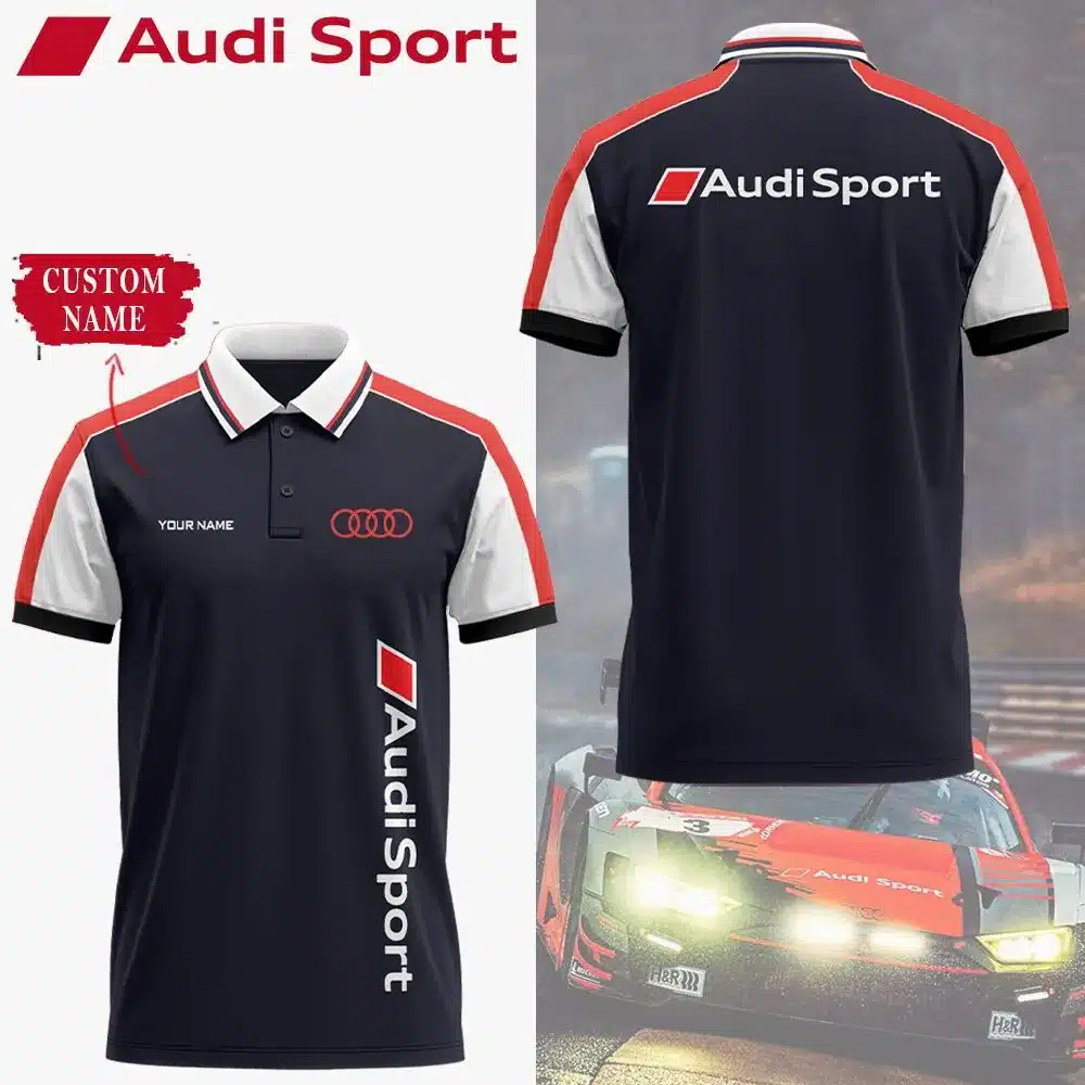 Customized Men's Polo Shirt AUDI - hm27103128