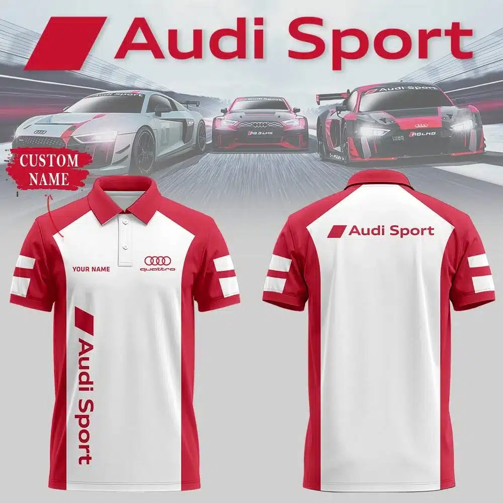 Customized Men's Polo Shirt AUDI - hm27103130