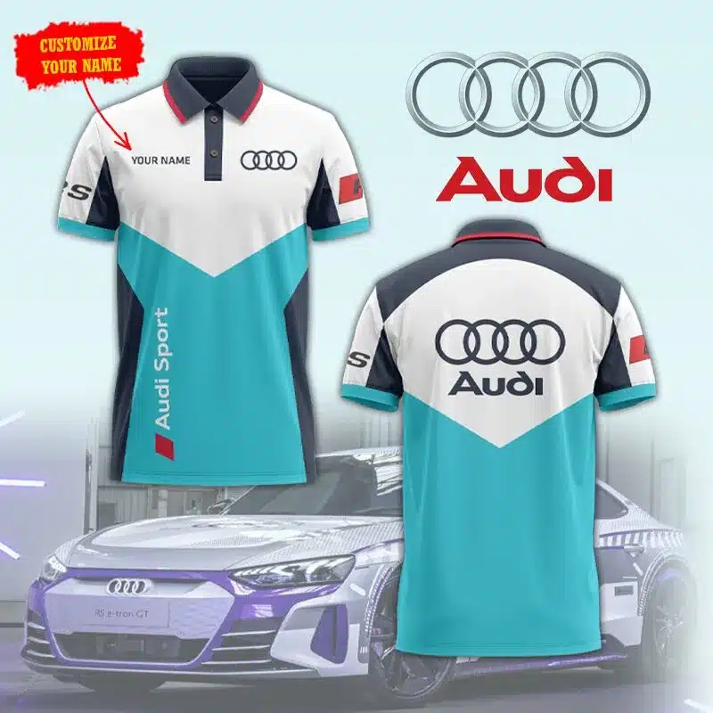Customized Men's Polo Shirt AUDI - hm27103131