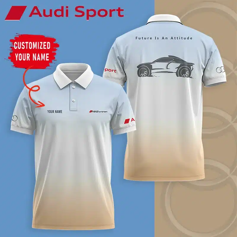 Customized Men's Polo Shirt AUDI - hm27103134