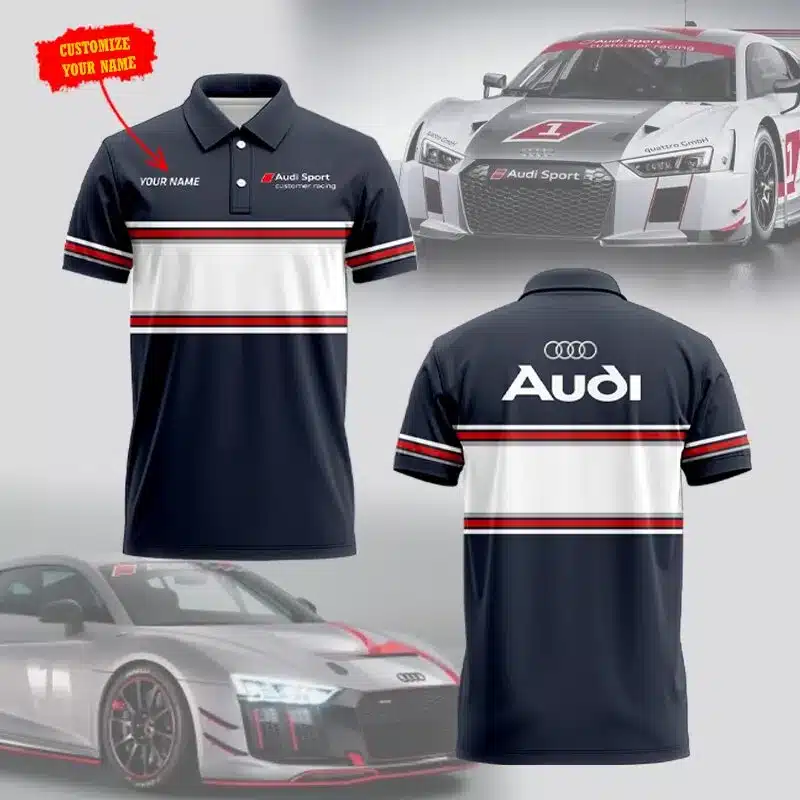 Customized Men's Polo Shirt AUDI - hm27103148