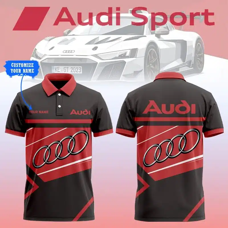 Customized Men's Polo Shirt AUDI - hm27103151