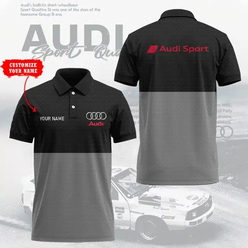 Customized Men's Polo Shirt AUDI - hm27103917