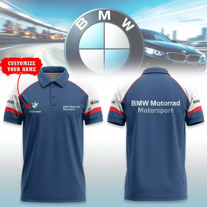 Customized Men's Polo Shirt BMW - hm27103145