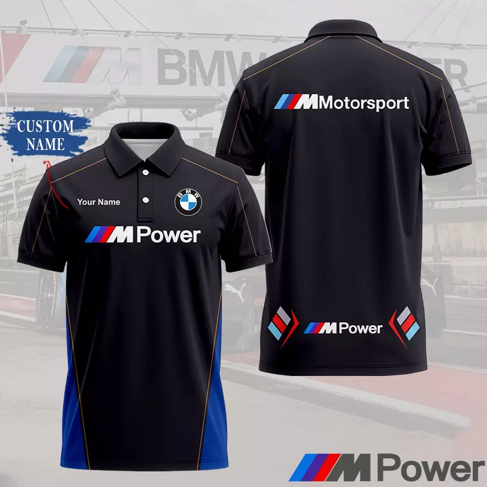 Customized Men's Polo Shirt BMW - hm27103159